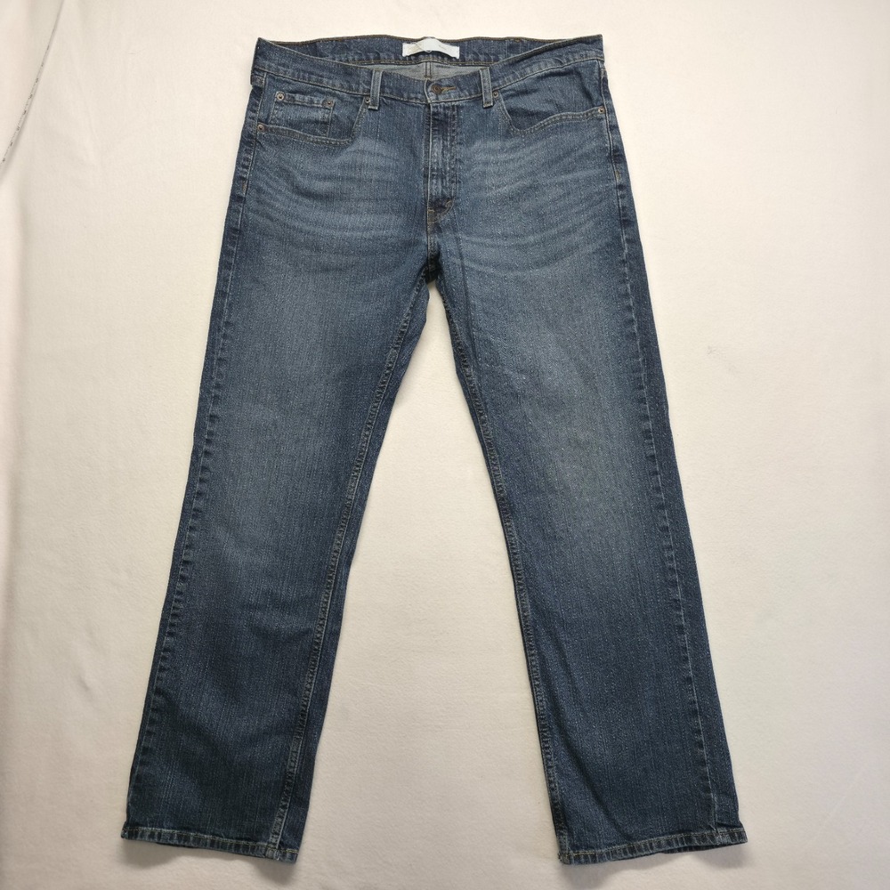 Levi Signature Gold Men's Relaxed Fit Denim Blue Jeans Size 38X32